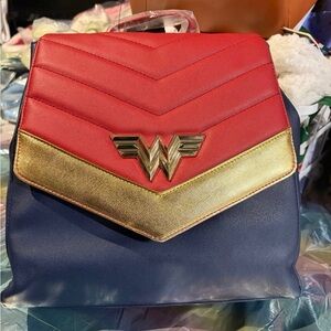 DC Comics Wonder Woman Flap Mini Backpack NWT